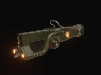 Hand Gun 3D model buy