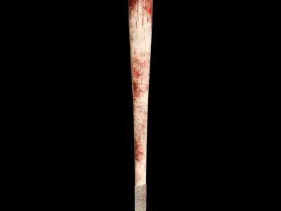 Bloody Baseball Bat  3D model