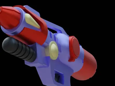 Futuristic Weapon  Free 3D model