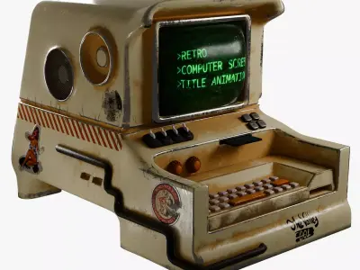 TheValley - Retro Computer 3D model