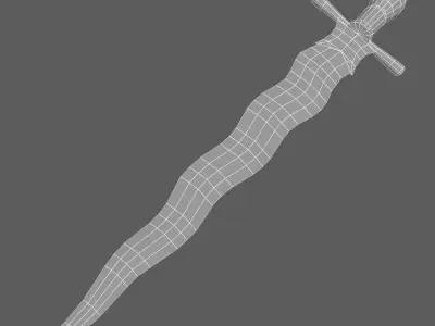 North-african dagger 3D model