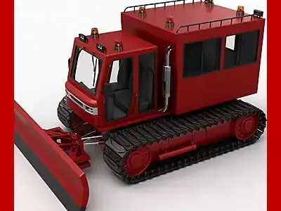 Snowplow Snowplough 3D model