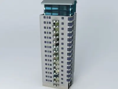Tower 2 Maasboulevard Spijkenisse Free 3D model