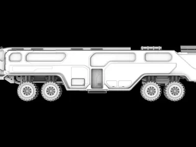 Scylla Truck 3D model