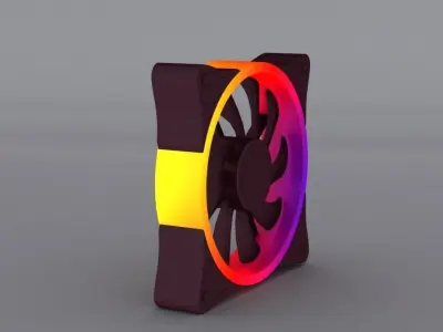 X-Fan-Nox Low-poly 3D model