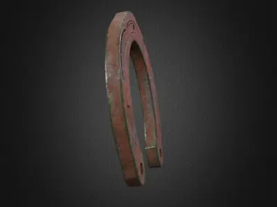 Horseshoe Free low-poly 3D model