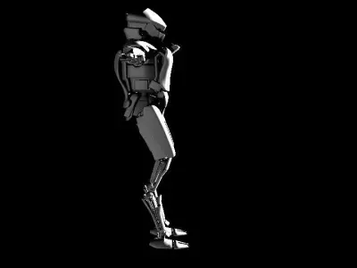 Robot Soldier Free 3D model