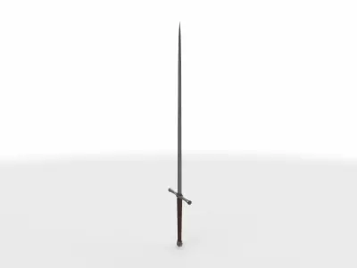 sword longsword 02  3D model