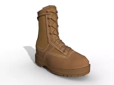 Air Force Boot Low-poly 3D model