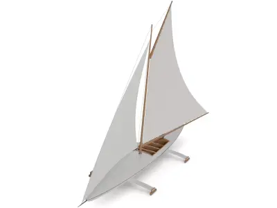Iceboat 3D model purchase
