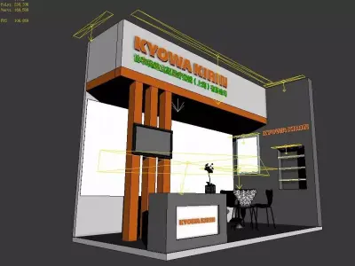 Exhibition - Area -6X3-3DMAX2012-65 3D model