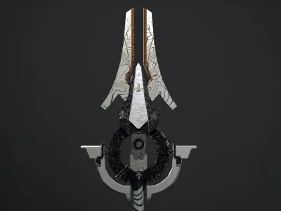 Heavens Spear Low-poly 3D model