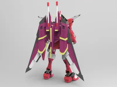 Infinite Justice Gundam 3D model