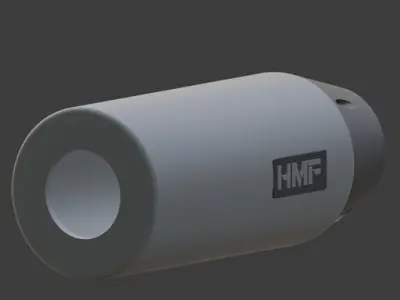 HMF Exhausts 3D model