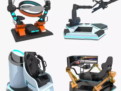 Collection of Equipment 3D model