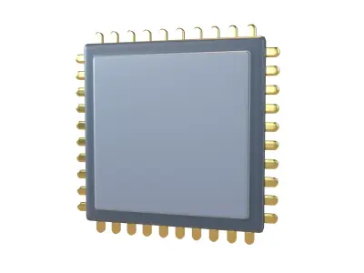 Chip Icon v1 001 Low-poly 3D model