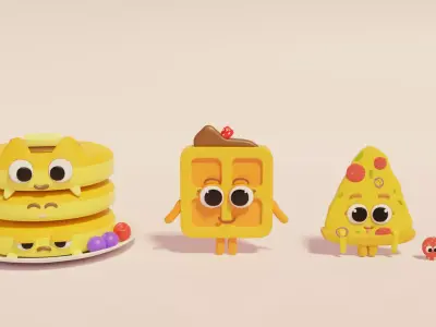 food pac 3D model