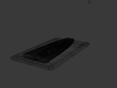 Dory Fillet Low-poly 3D model