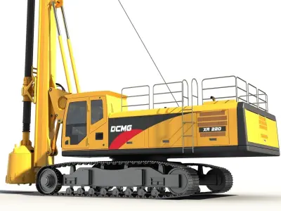 Rotary Drilling Rig 3D model purchase