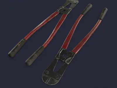 Bolt Cutter Low-poly 3D model purchase