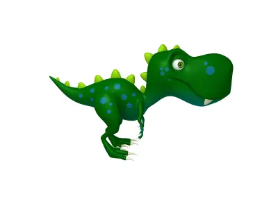 Dinosaur Cartoon 3D model purchase