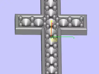 Cross Bracelet Part 3D print model purchase