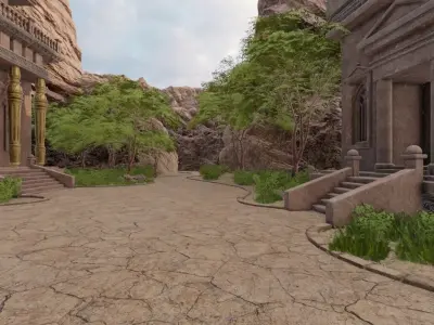 Ancient Canyon City 3D model purchase