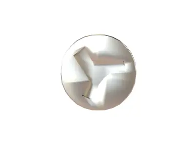 Screw v8 001 Low-poly 3D model