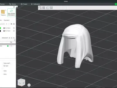 Custom3Dprint Minifigure Accessory - Minifigure Hair S2 - 010 3D print model