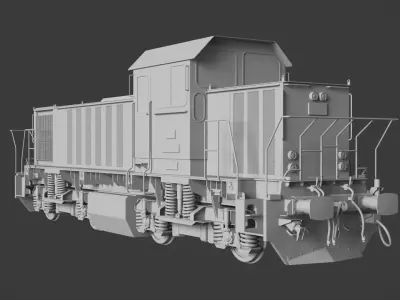 DHS131 locomotive 3D model purchase