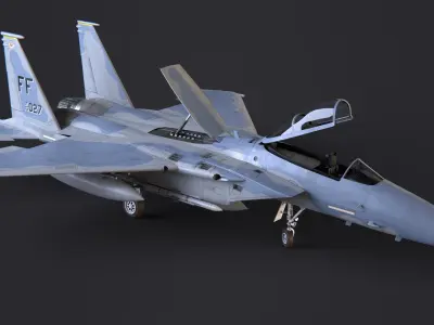 F-15C Eagle 3D model buy