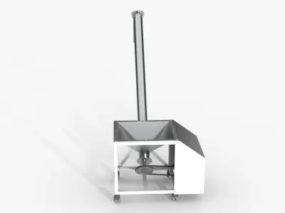 Screw Conveyor 3D model shop