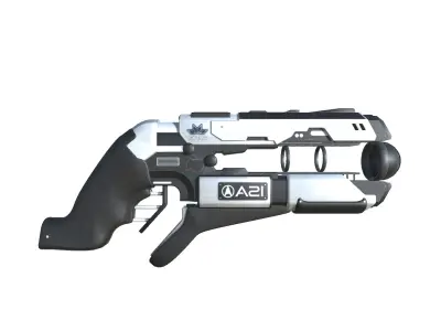 50-EnergyGun-gun model 3d game ready model Low-poly 3D model Low-poly 3D model