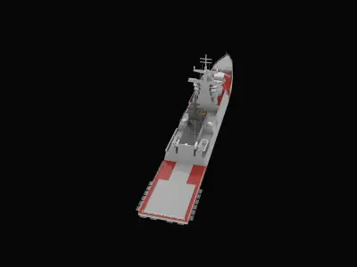Steregushchiy class corvette 3D model