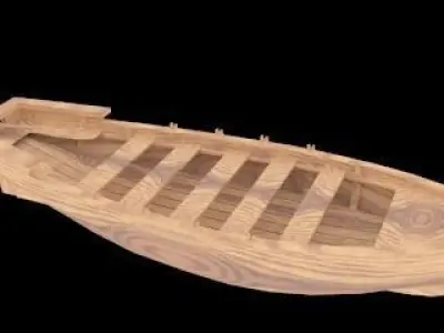 Rowing Boat Free 3D model