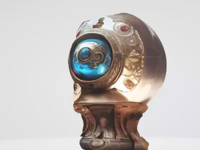 Ancient Relic Mystical Artifact 3D Model 3D model
