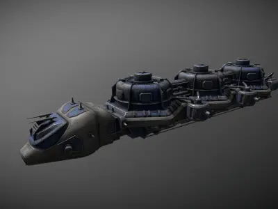 Cargo-Ship-Type-3 spaceship 3D model