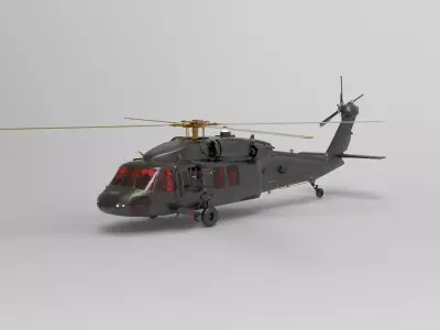 Sikorsky UH-60 Black Hawk 3D model order