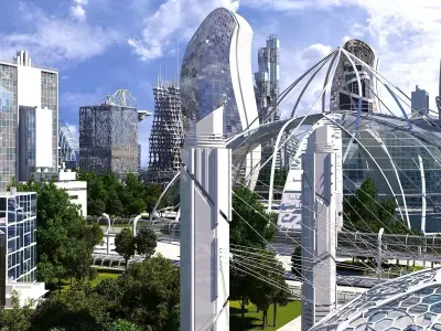 Future City HD 20 V 2 3D model