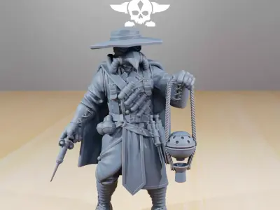 GrimGuard Plague Doctor 3D print model