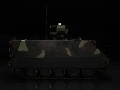 M113A2 RCWS 3D Model 3D model