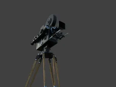 Vintage Movie Camera 3D model