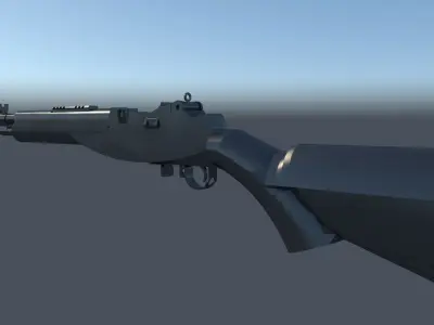 IC-14 shotgun 3D model