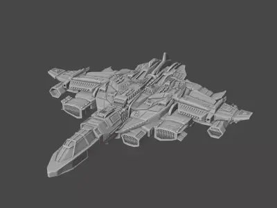 Spaceship-Bigboss spaceship 3D print model