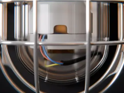 Bunker Light 3d Model 3D model