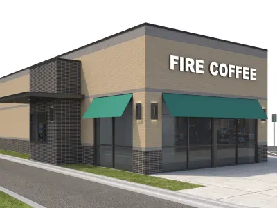 Retail-152 Retail Store 3D model
