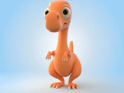 Baby T-rex 3D model
