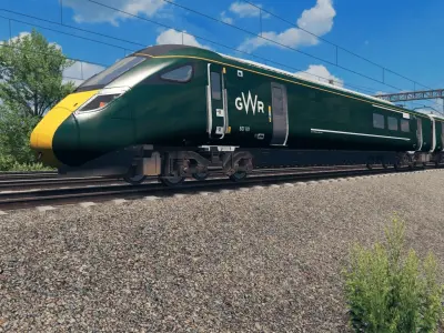 British Rail Class 800 - GWR Livery Low-poly 3D model