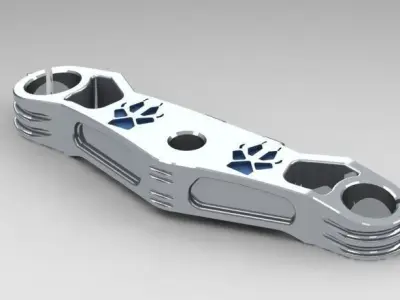 AMAROK TRIPLE CLAMP Free 3D model