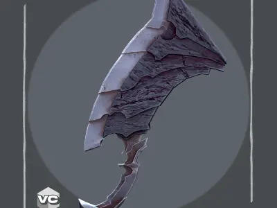 WEAPON BUNDLE - 5 Weapons Game Ready -  Low-poly 3D model buy